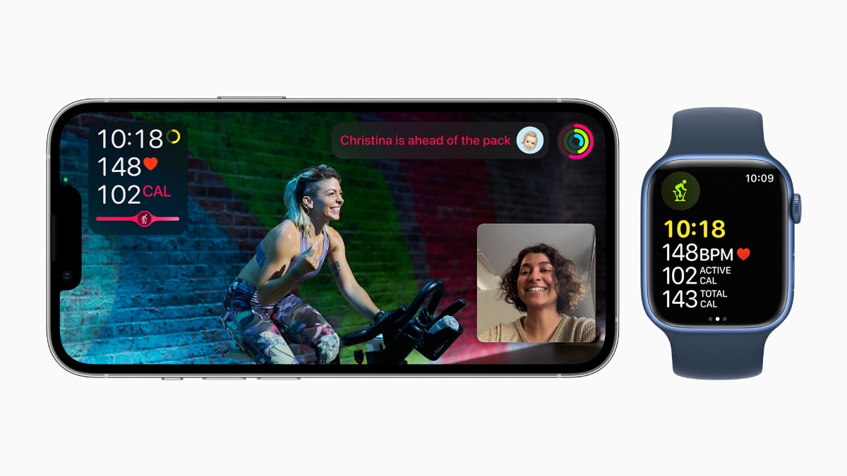 iOS 15.1 turns on SharePlay for Apple Fitness+