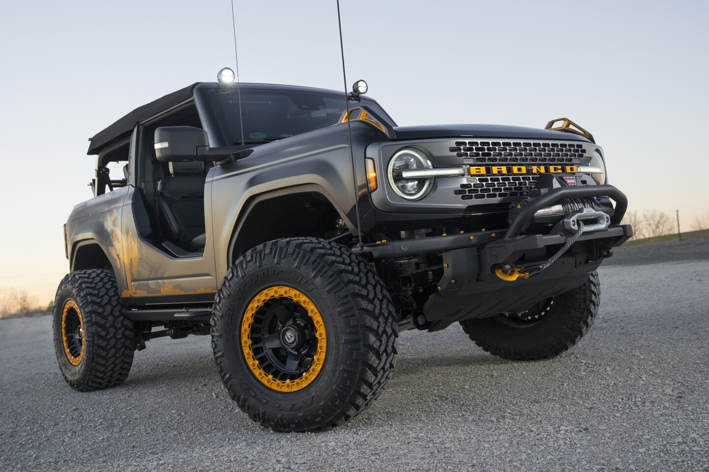 This SEMA Ford Bronco on tank tracks has us obsessed