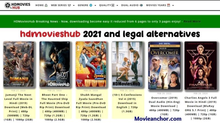 HDMoviesHub 2021 – Download and Watch HDmoviesHub 2019 Movies